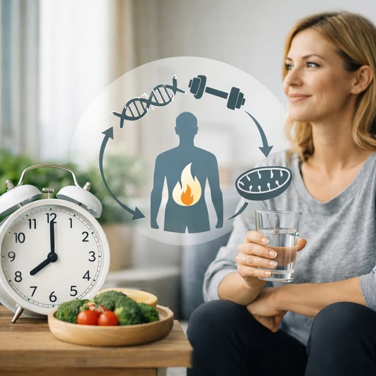 Person practicing mindful wellness and movement